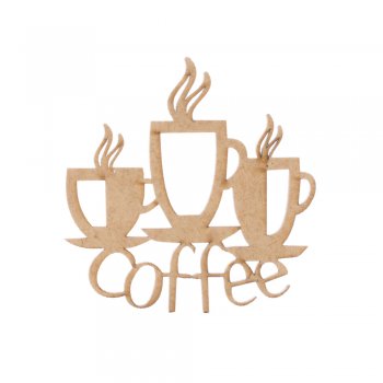 APLIQUE COFFEE 3 XICARAS    10 X 9,5 CM